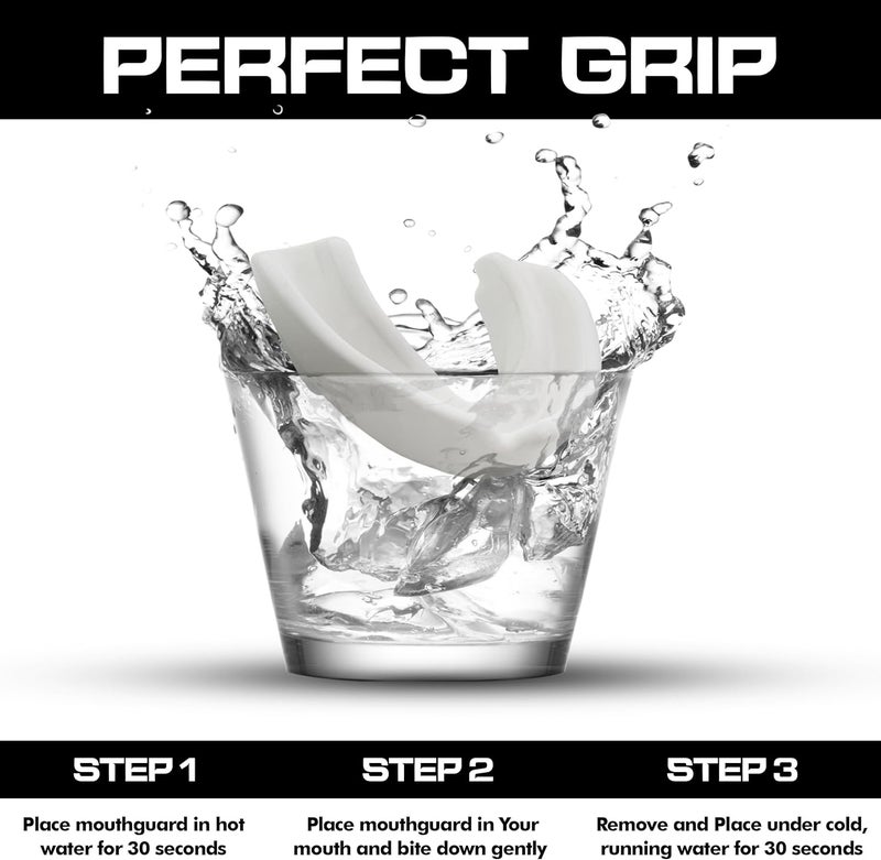 BFS IMPEX Sports Mouth Guard for Kids,Youth,Boys,Girls,Child Teen Mouthguard with Case (BPA Free) for Boxing, Martial Arts,MMA Karate,Lacrosse,Football,Soccer and All Contact Sports (White) - Image 3